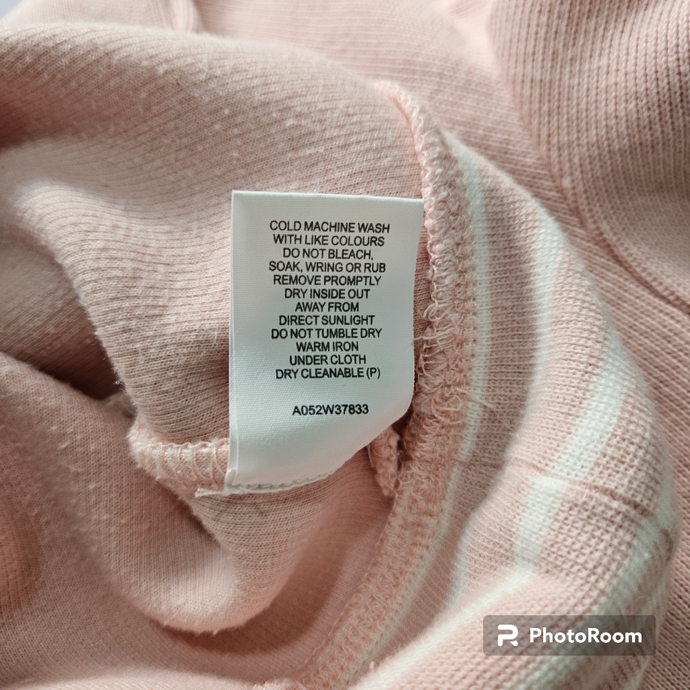 Marcs | Pink & White Shell Cove Knit Short Sleeve | size XS - Picture 8 of 9